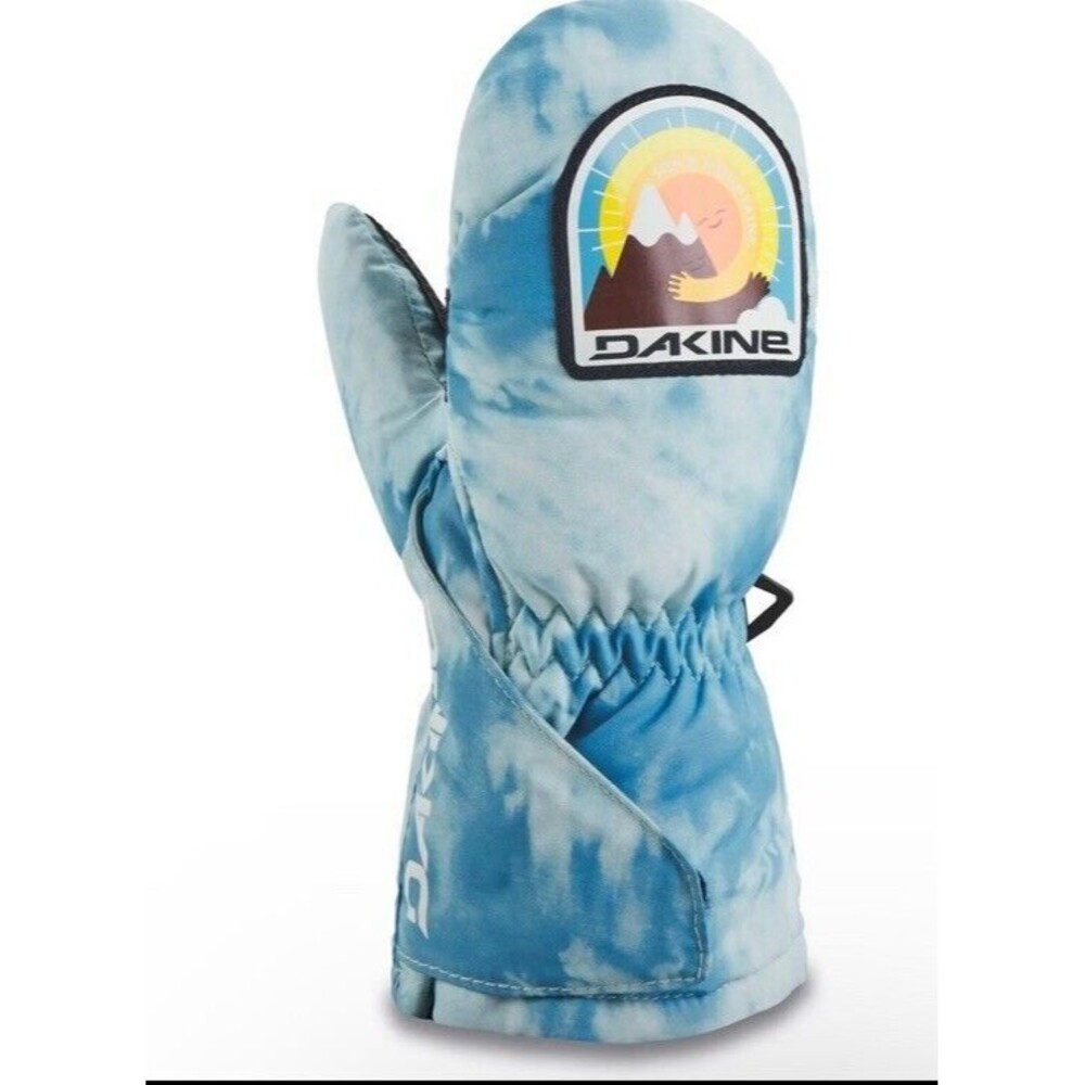 New Dakine Kids Brat Snowboard Mitts Toddler Medium Nature Vibes Youth New Lg
